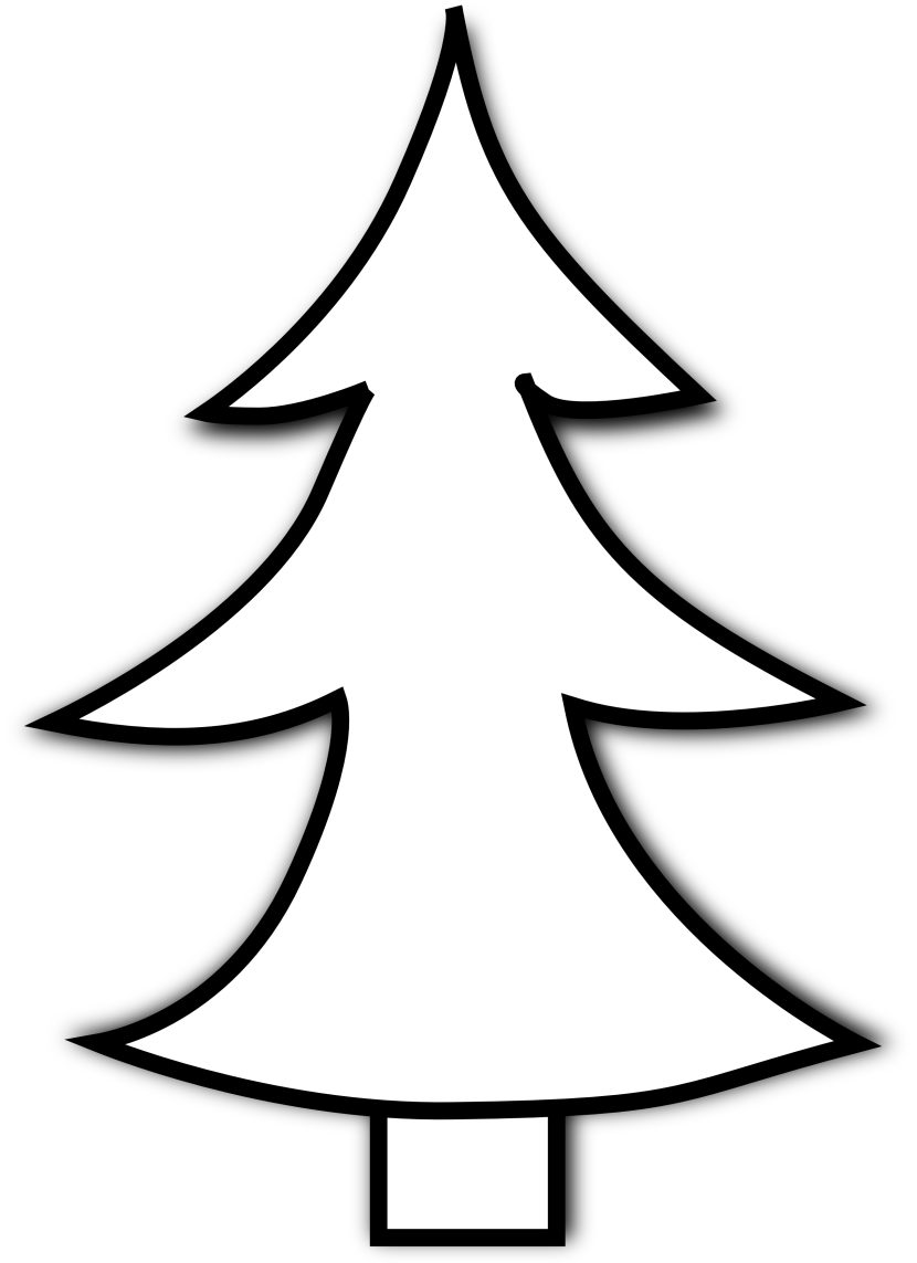 830x1143 Tree Clipart Black And White