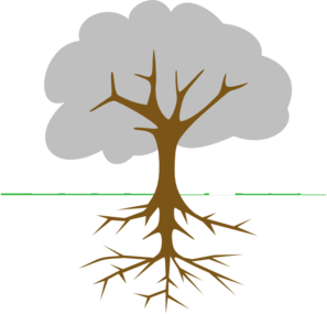 297x285 Tree Roots Clipart