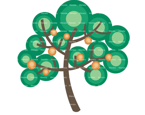 Family Tree With Roots Clipart