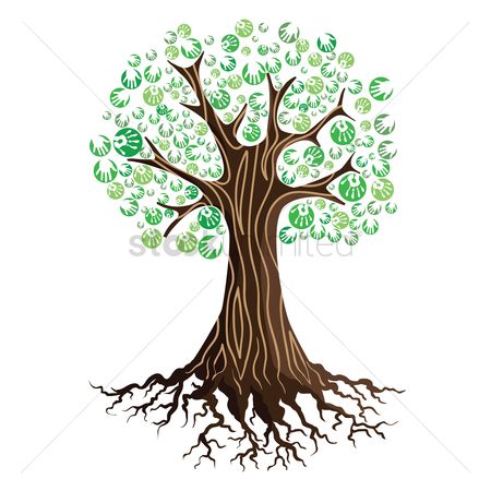 450x450 Free Tree Roots Stock Vectors Stockunlimited