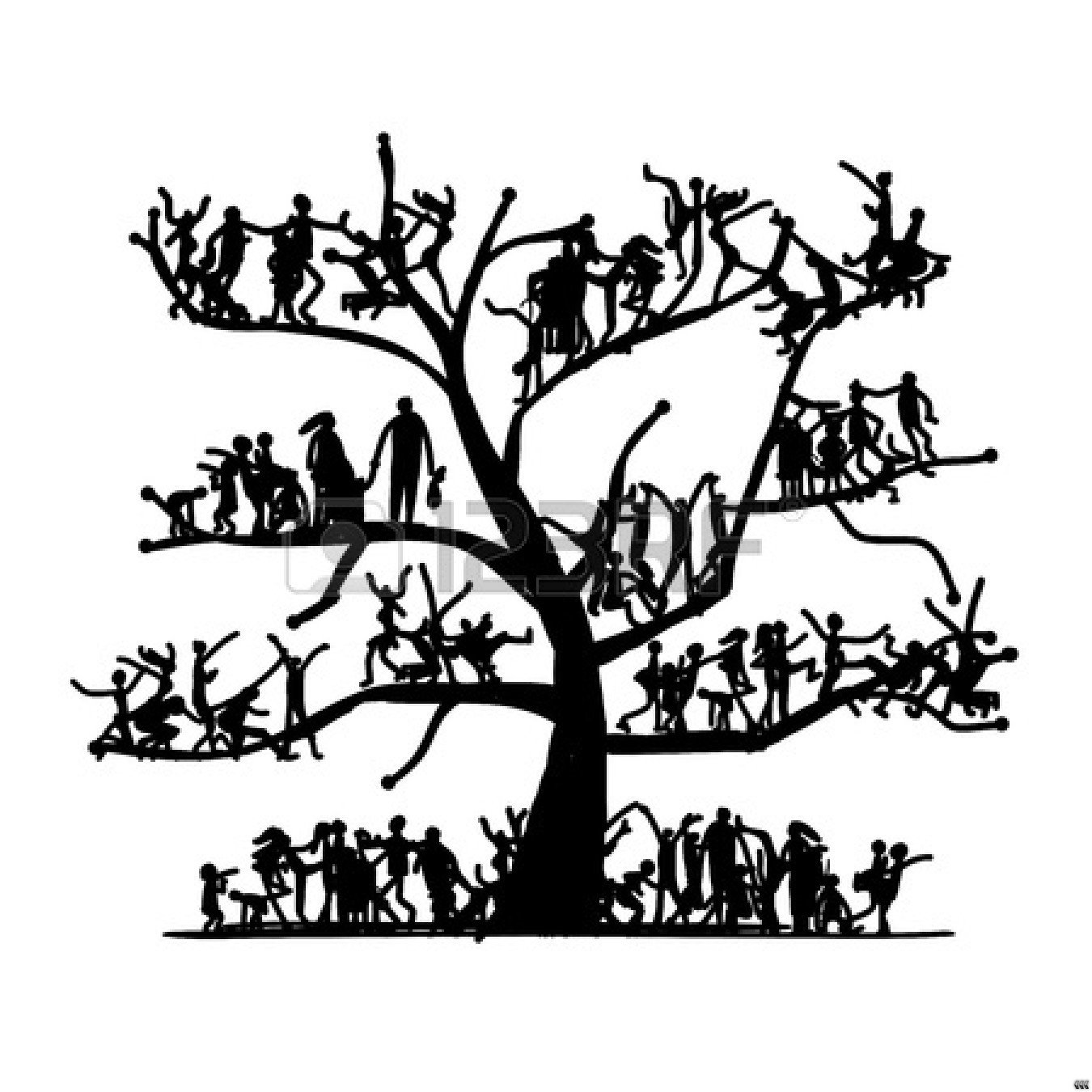 1350x1350 My Family Tree Clipart