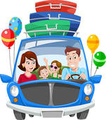 151x170 Family Vacation Clip Art