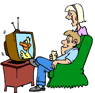 396x387 Family Watching Tv Clipart Clipart Panda