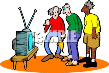 350x235 Old Men Watching Tv