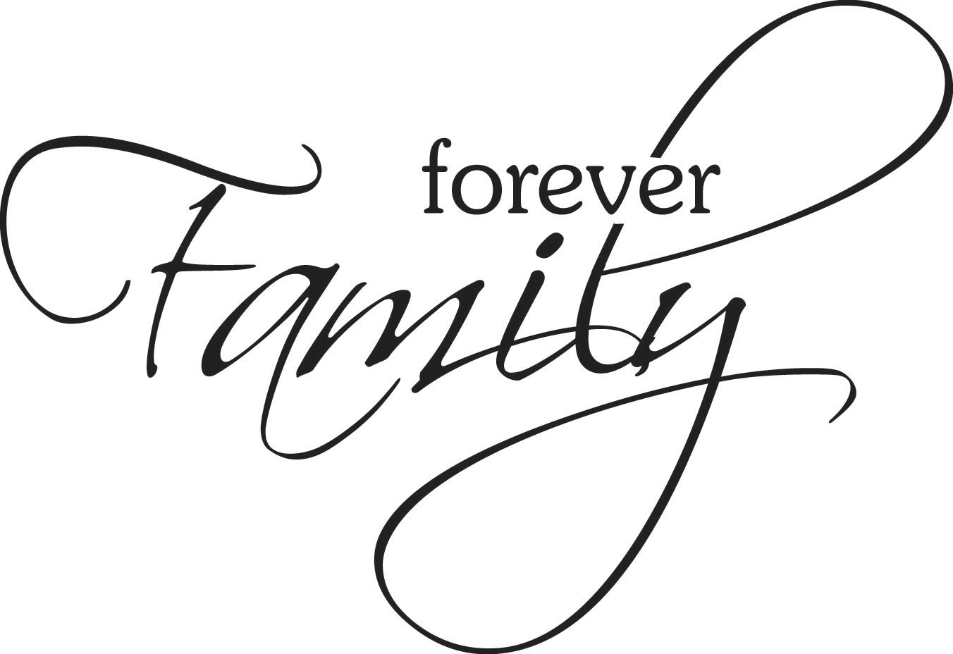1352x928 Word Family Clipart