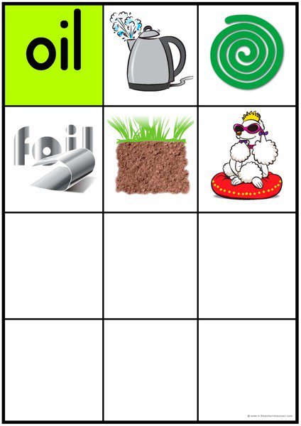 424x600 Word Families