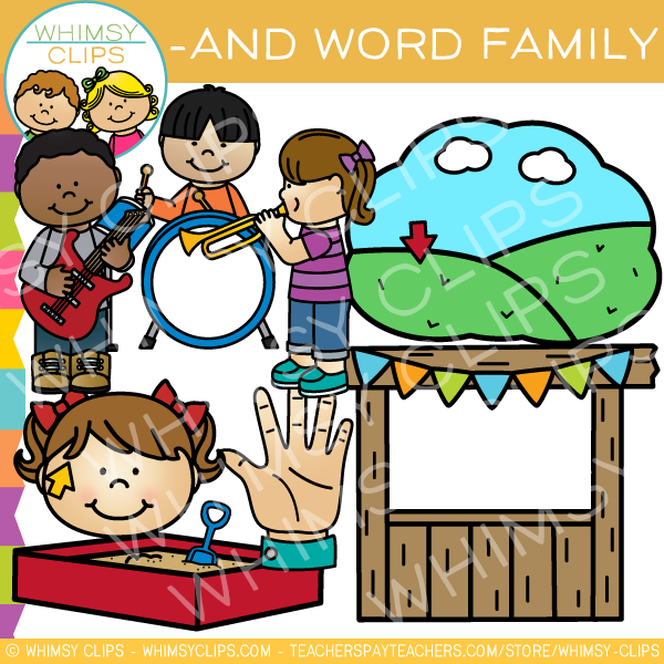 600x600 Word Family Clip Art , Images Amp Illustrations Whimsy Clips