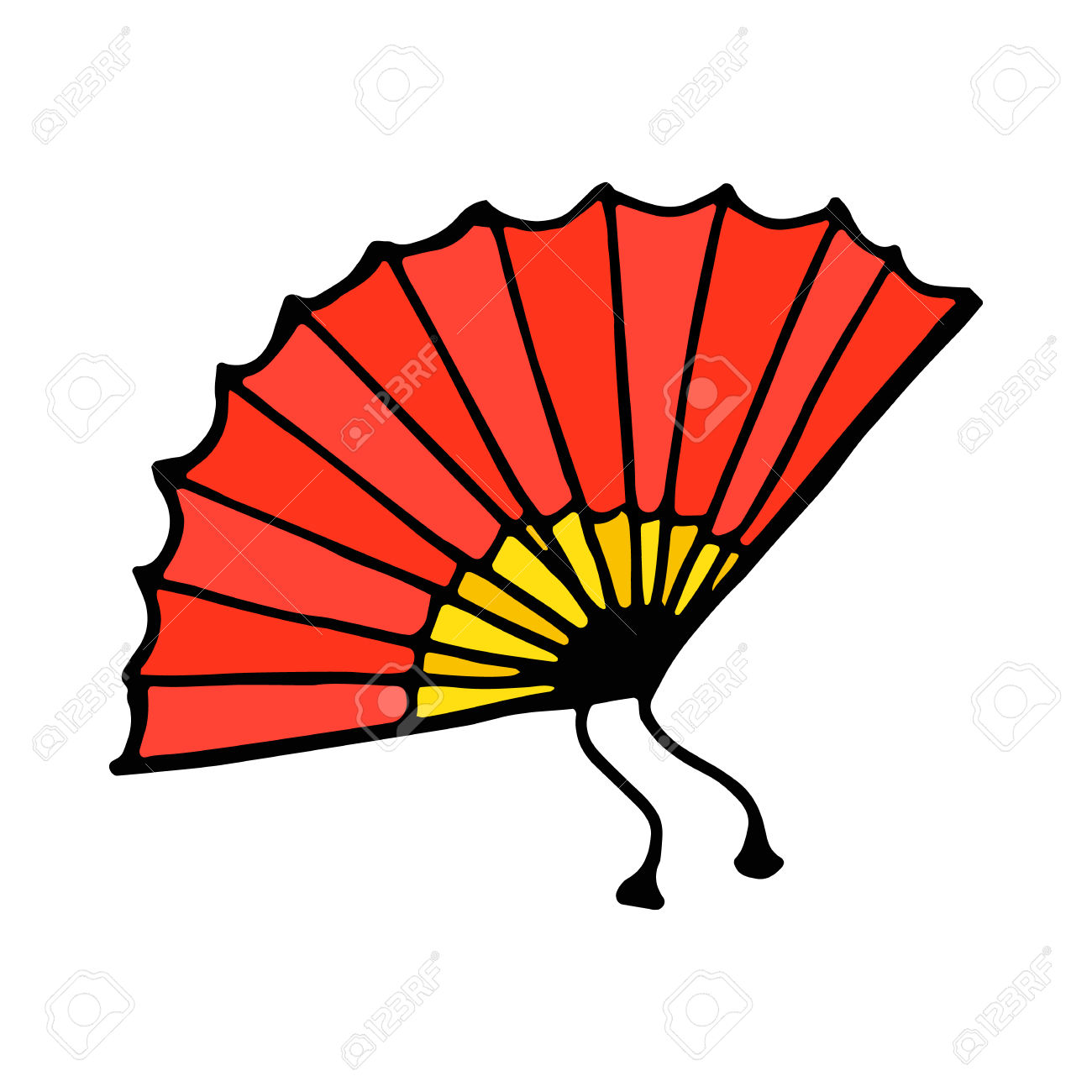 1300x1300 Fan Clipart Flamenco