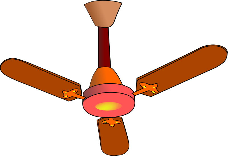 800x548 Free Ceiling Fan Clip Art