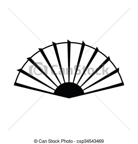 450x470 Fan Clipart Drawing