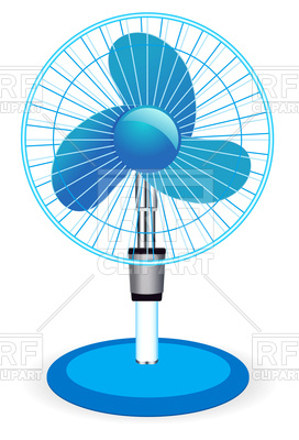 272x400 Table Fan Royalty Free Vector Clip Art Image