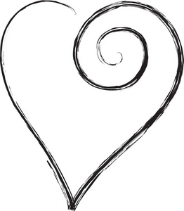 262x300 Fancy Heart Clipart