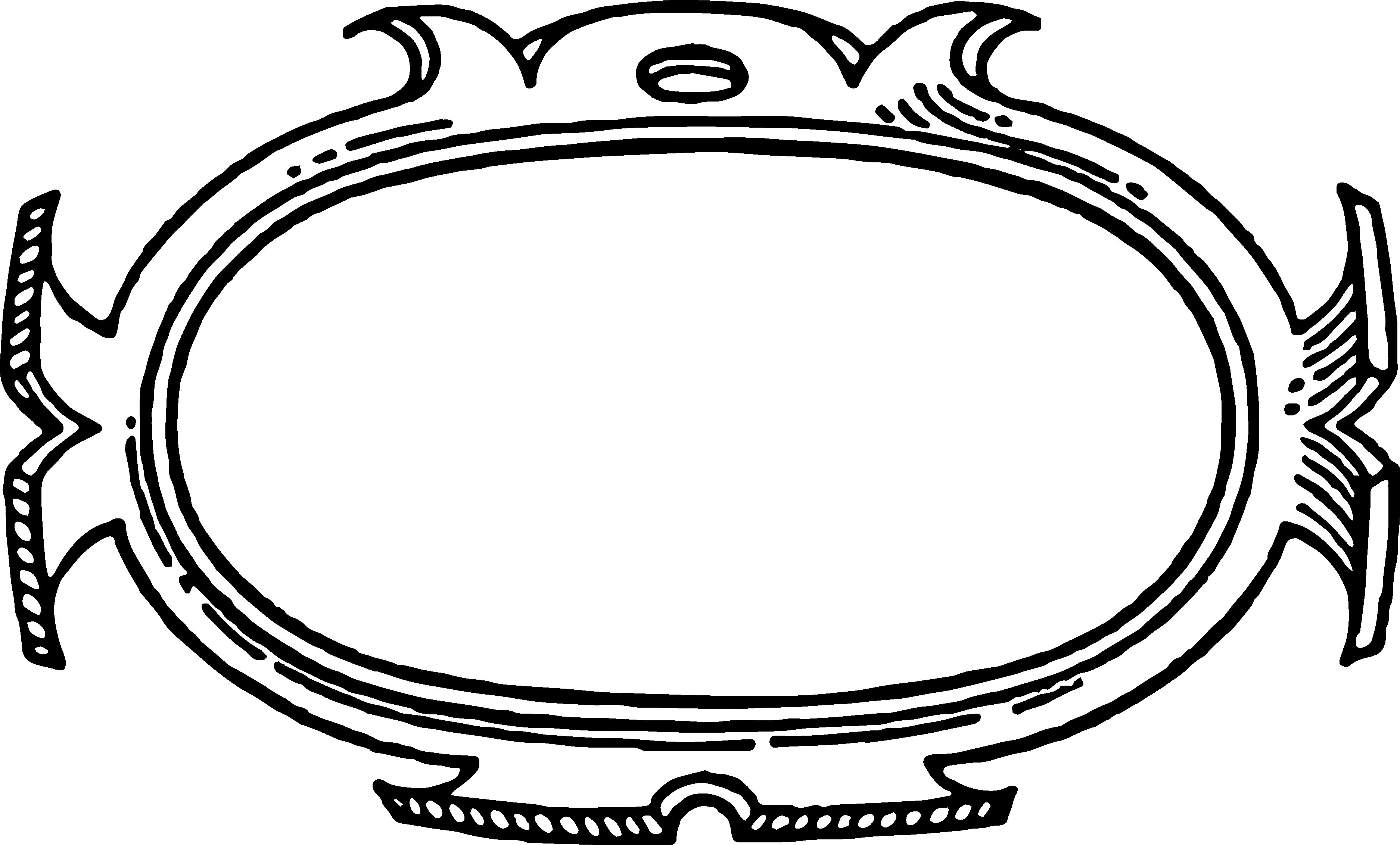 3750x2264 Vintage Frame Clip Art Image And Stock Vector Oh So Nifty