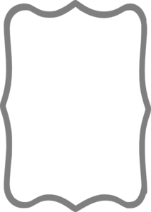 213x299 Gray Fancy Square Clip Art