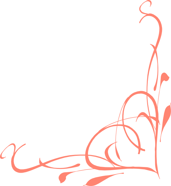 552x598 Fancy Heart Drawings Corner Heart Swirl Clip Art