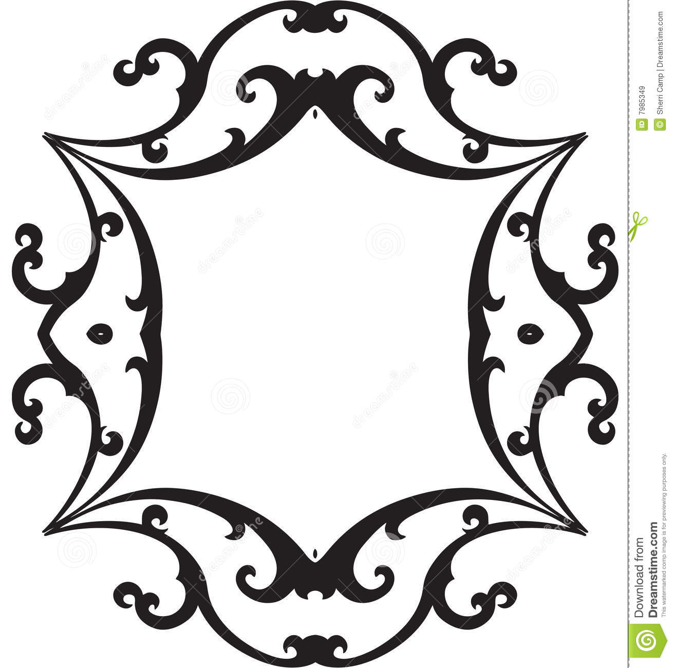 1312x1300 Gothic Clipart Scroll