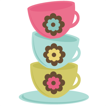 432x432 Tea Cup Clipart Stacked