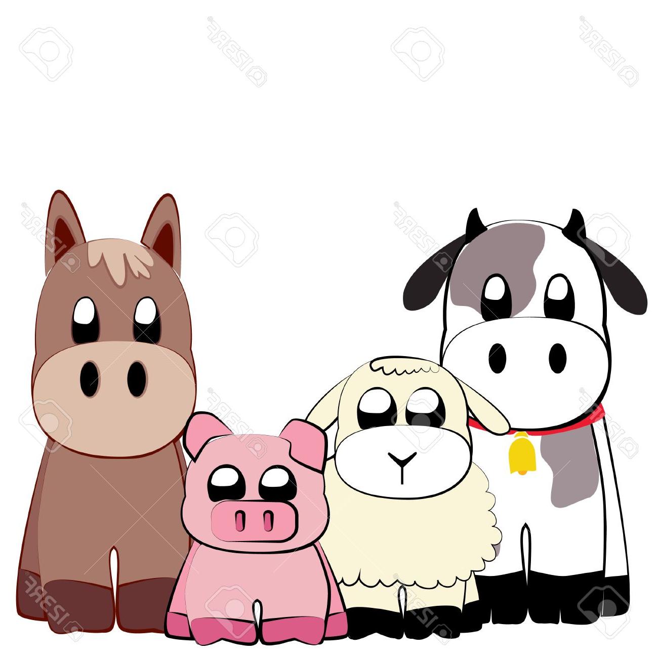 Farm Animals Cartoon Clipart | Free download on ClipArtMag