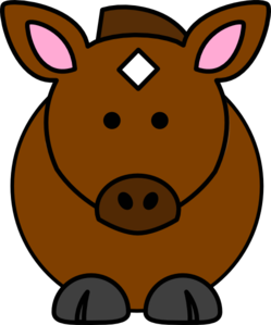 249x299 Cartoon Horse Clip Art