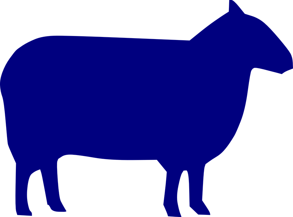 960x711 Farm Animals Clipart Silhouette