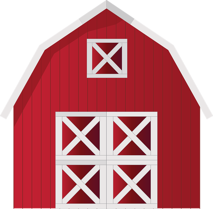 734x720 Barn Clipart Red Farm
