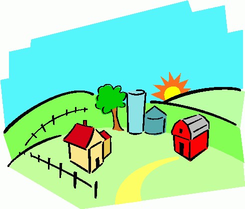 490x418 Farm Clip Art Clipart