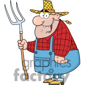 300x300 Old Man Farmer Clipart