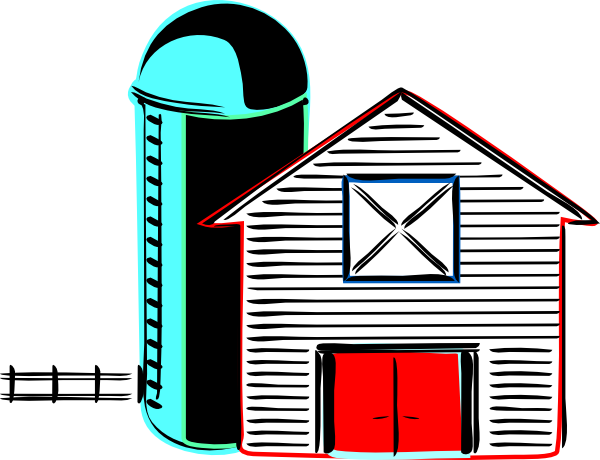 600x460 Retro Farm Clip Art