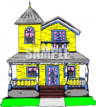 315x350 Farm House Clipart