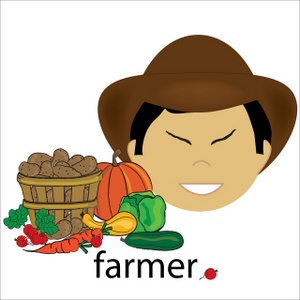 300x300 Farmer Clipart Image