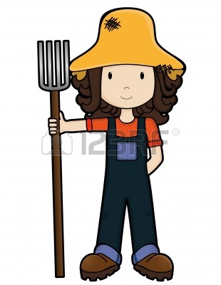 310x400 Farm Clipart Female Farmer