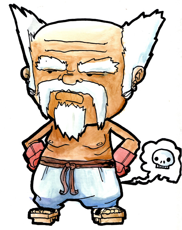 600x760 That Old Fart, Heihachi By Galvo