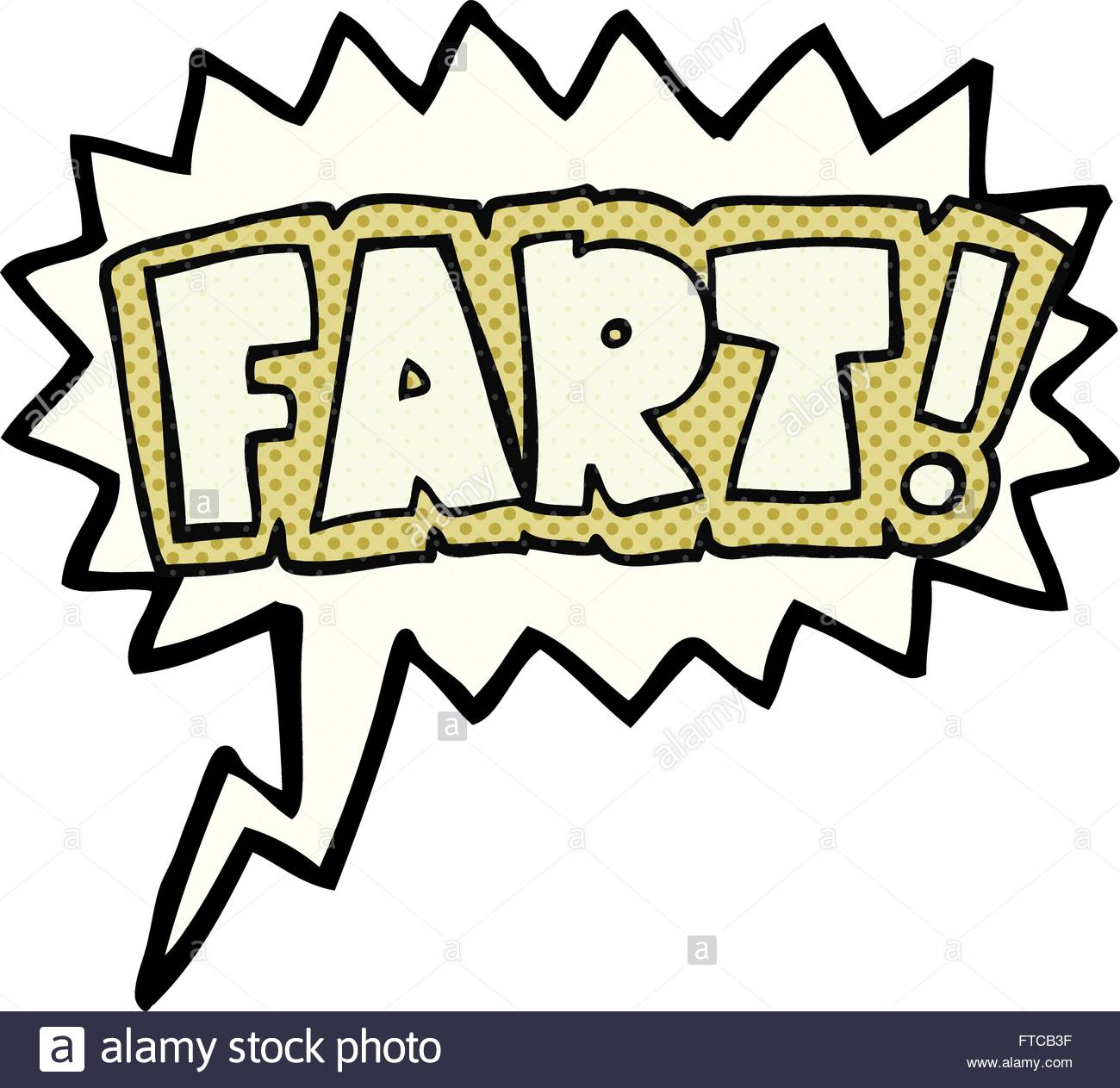 1300x1263 Freehand Drawn Comic Book Speech Bubble Cartoon Fart Symbol Stock