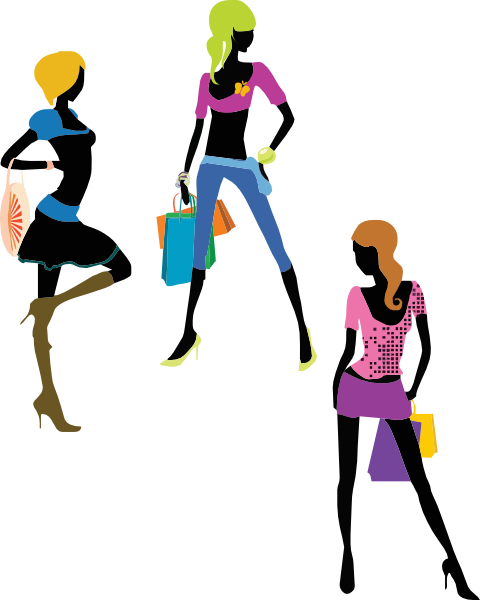 480x600 Fashion Girls Clip Art