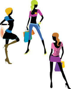 240x300 Fashion Girls Clip Art