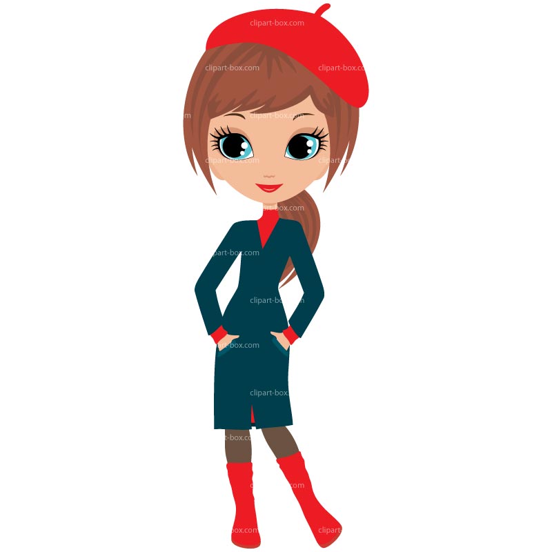 800x800 Fashion Girl Clipart Kid
