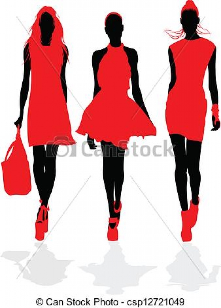 736x1024 Graphics For Fashion Show Clip Art Graphics