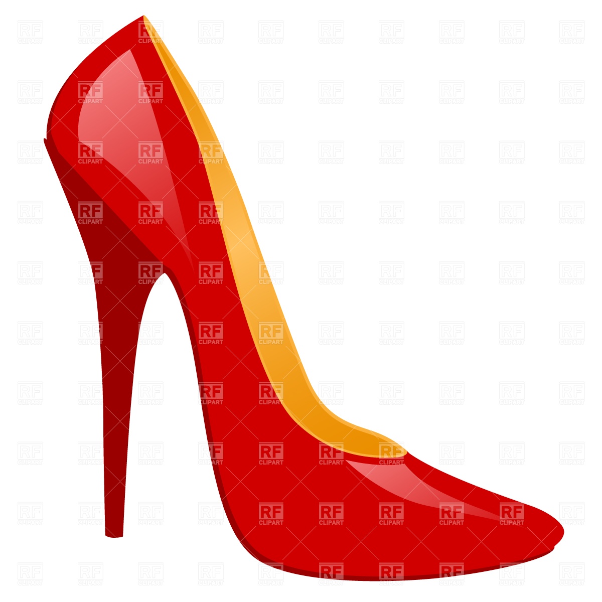 1200x1200 High Heel Silhouettes Clipart