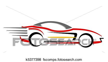450x260 Stock Illustration Of Fast Moving Car Icon K5377398
