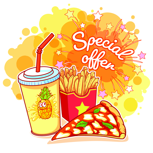 500x500 Fast Food Vector For Free Download