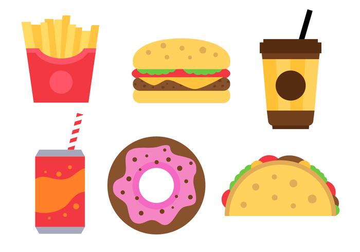 700x490 Free Fast Food Vector