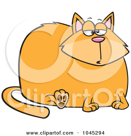 450x470 Fat Cat Clipart