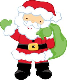 236x281 Christmas Clipart Santa And Friends Clip Art By Pixelpaperprints