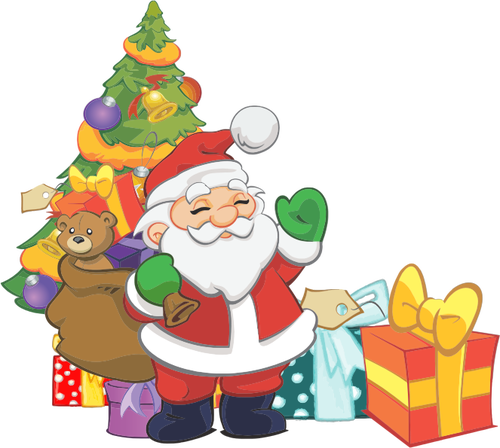 500x448 980 Free Christmas Clip Art Santa Reindeer Public Domain Vectors