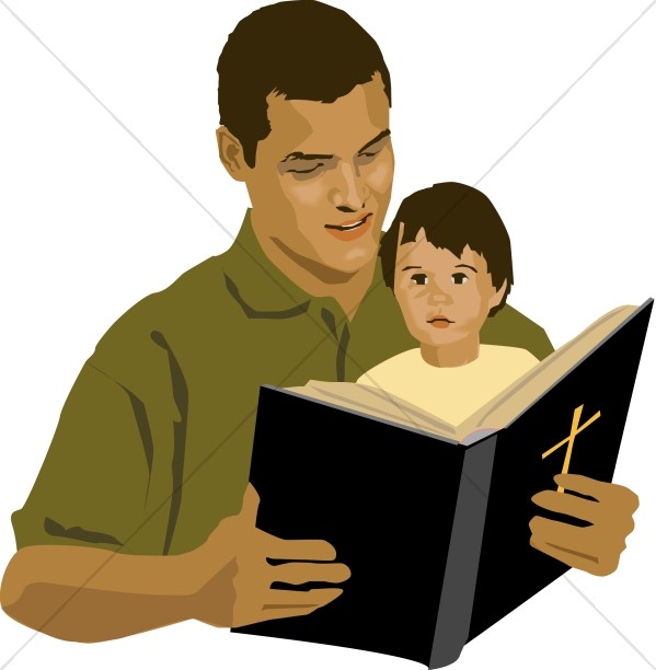 599x612 Father And Son Clipart