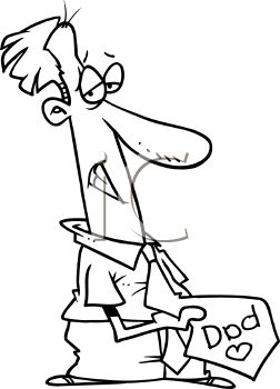 252x350 Dad Showing Off His Father's Clipart Panda