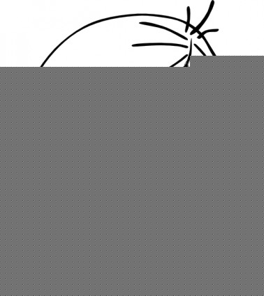 378x425 Face Clipart Black And White