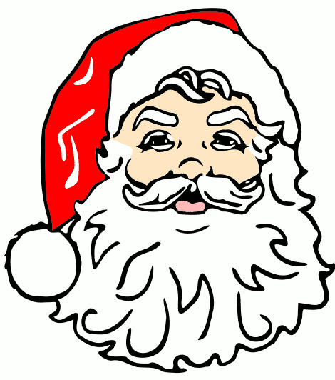 470x532 Father Christmas Beard Clipart