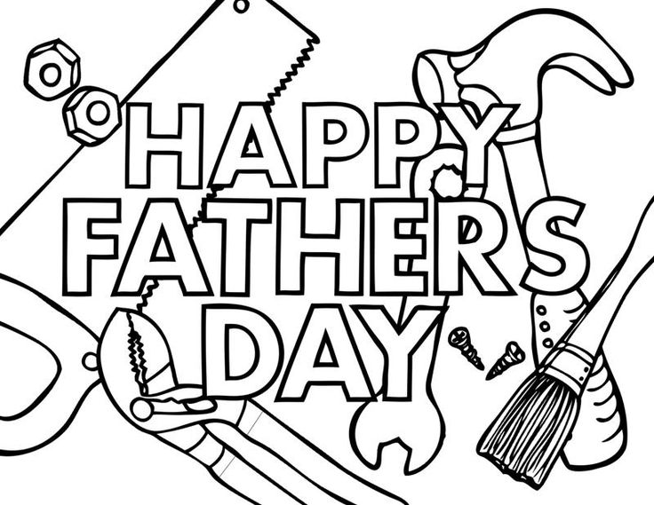 Fathers Day Clipart Black And White