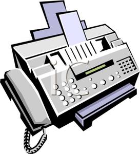273x300 Gray Fax Machine Clipart Picture
